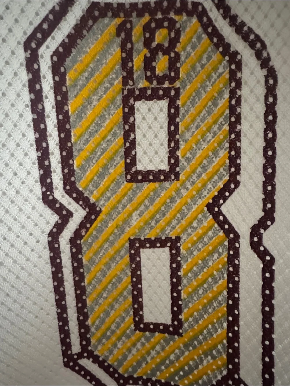 Russell Athletic Maroon, White & Gold Arizona State Jersey - Kids